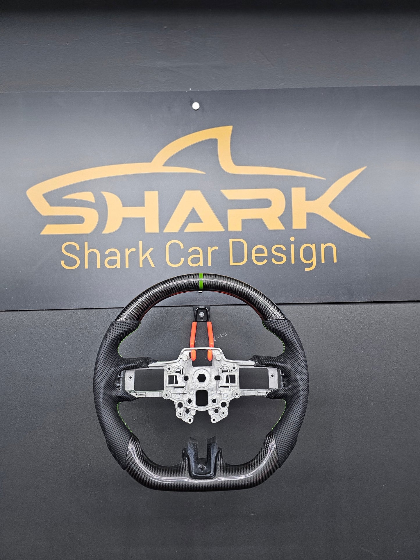 18-23 Ford Mustang GT Carbon Fibre Steering Wheel.