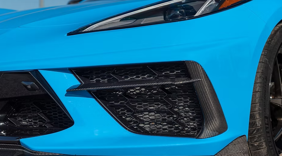 C8 Corvette Carbon Fiber Grille Inserts