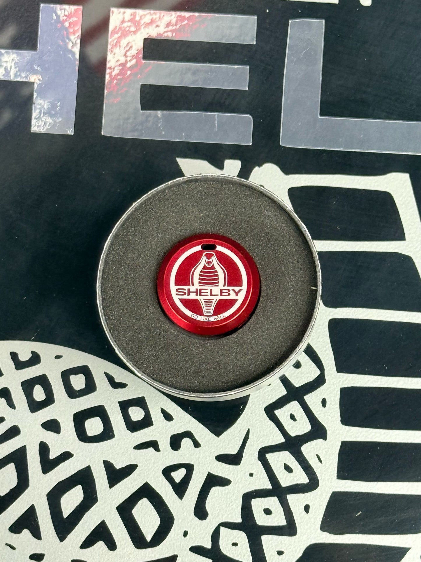 2015-2023 Shelby Billet "GO LIKE HELL" Start Button