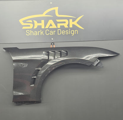 18-23 Ford Mustang GTD Style Front Fenders Pair (Carbon Fibre)