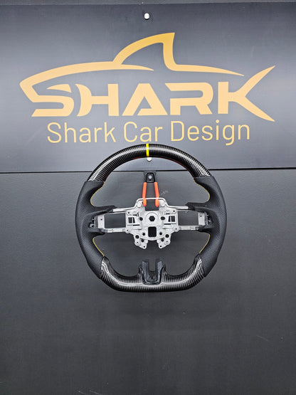 18-23 Ford Mustang GT Carbon Fibre Steering Wheel.