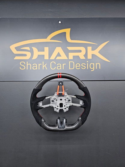 18-23 Ford Mustang GT Carbon Fibre Steering Wheel.