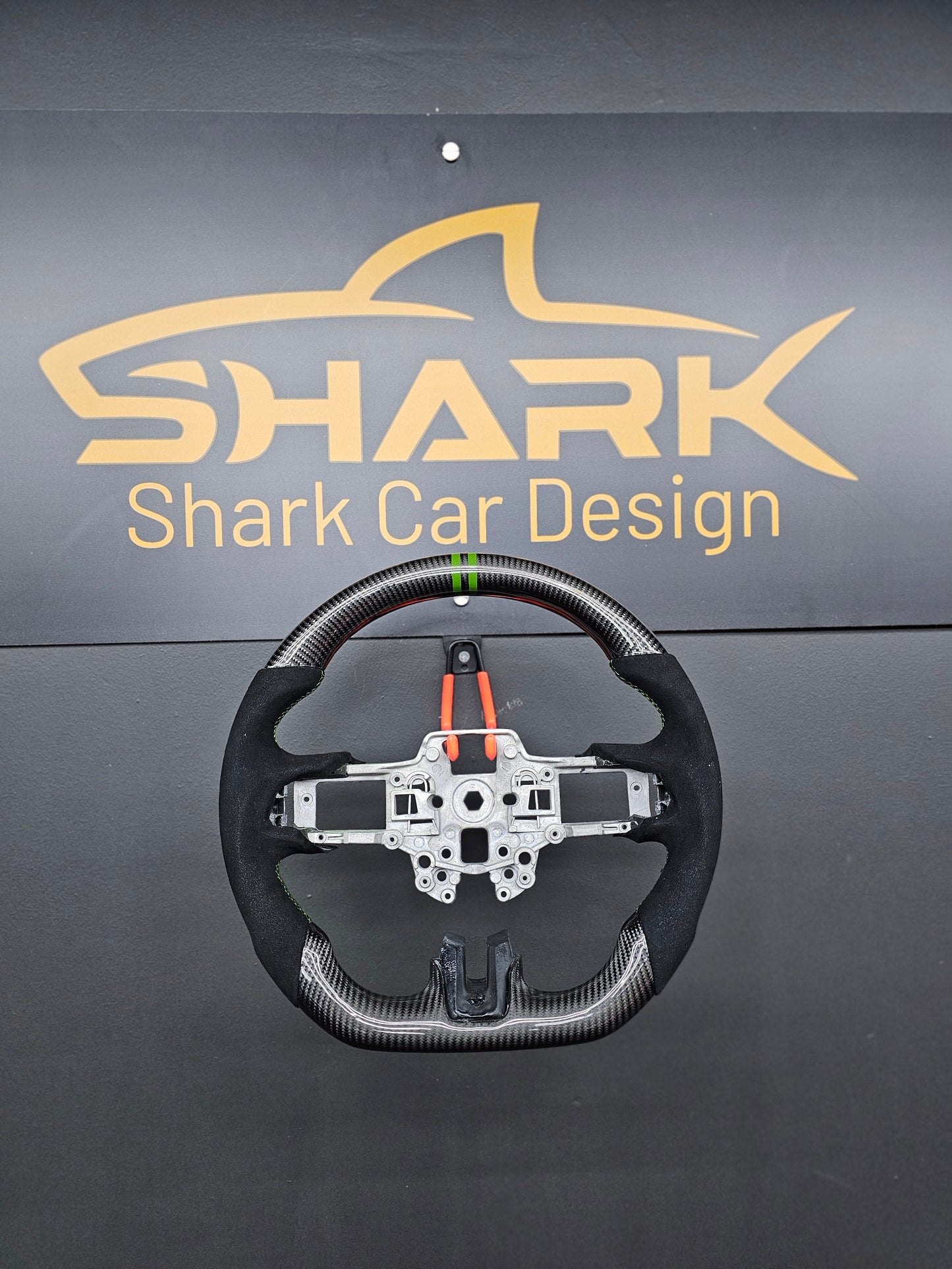 18-23 Ford Mustang GT Carbon Fibre Steering Wheel.