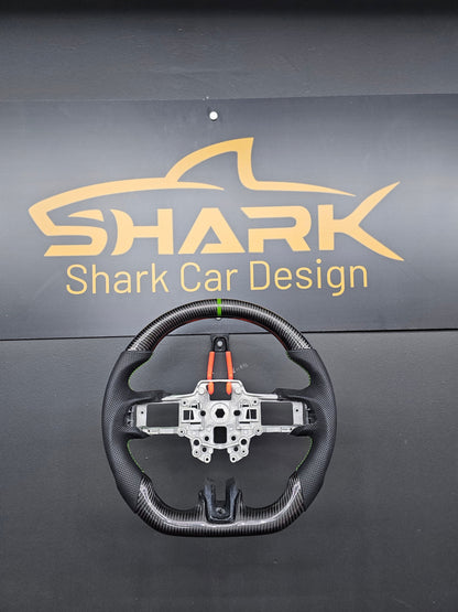 18-23 Ford Mustang GT Carbon Fibre Steering Wheel.