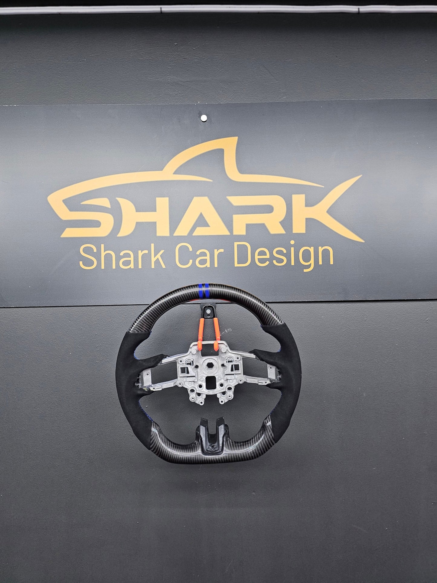 18-23 Ford Mustang GT Carbon Fibre Steering Wheel.