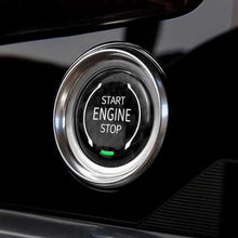 C8 Corvette Ignition Start-Stop Button Overlay Carbon Fiber : Black