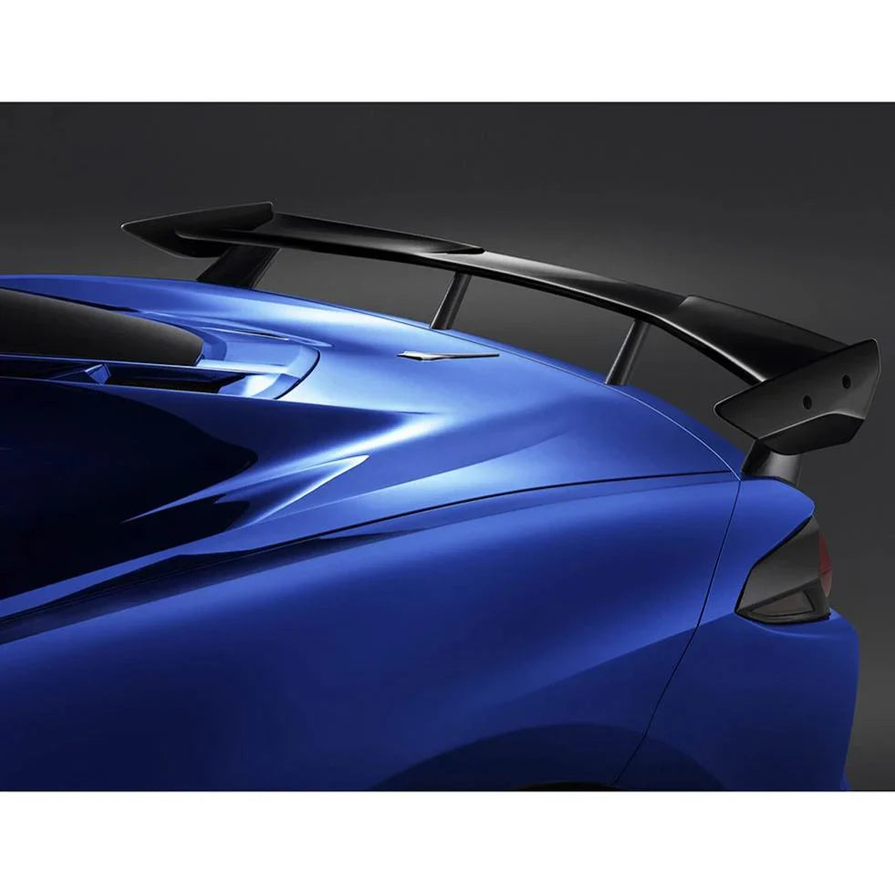 Shark Performance C8 Corvette High Wing Spoiler - Carbon Flash