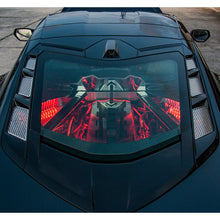 C8 Corvette Perforated Rear Hood Vent Inserts 6Pc : Polished Stainless Steel