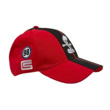 Shelby Red With Black Racing Stripes Hat