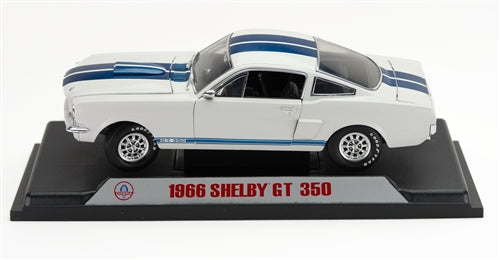 1:18 1966 White Mustang GT350 Diecast