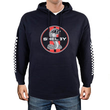 Shelby Navy Checkered Sleeved Hoody