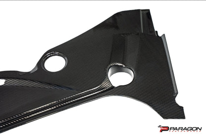 CCS C8 Carbon Fiber Frunk Surround - 4pc kit