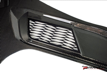CCS C8 Carbon Fiber Frunk Surround - 4pc kit