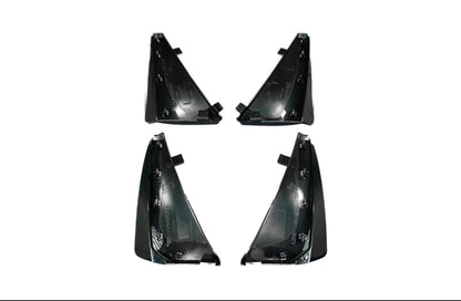 Paragon C8 Corvette Extended Splash Guards - Carbon Flash