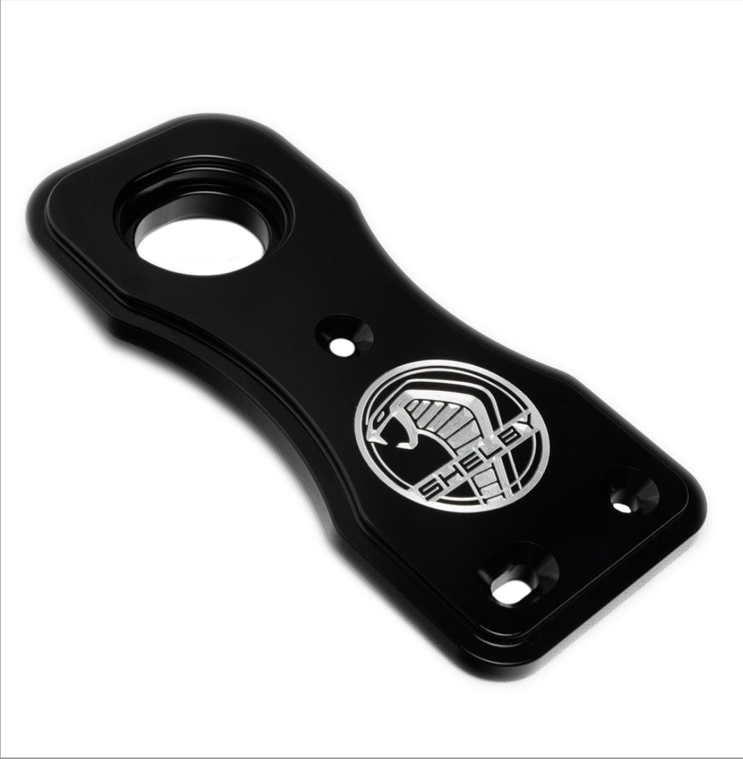 Shelby Billet Radiator Mounts (Silver Logo)