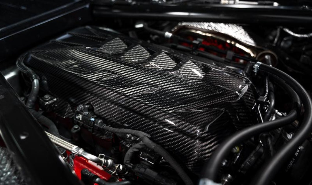 C8 Corvette Carbon Fiber LT2 Engine Cover