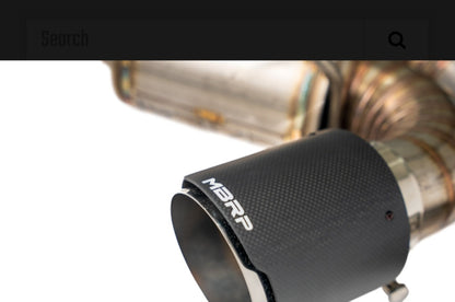 MBRP C8 Corvette 3" Stainless Steel NPP Valved Catback Exhaust - Quad Tips w/ Carbon Fiber Tips