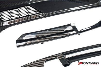 CCS C8 Carbon Fiber Frunk Surround - 4pc kit