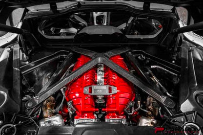 CCS C8 Corvette Carbon Fiber X Brace - Coupe Only