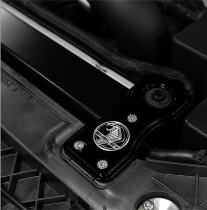 Shelby Billet Radiator Mounts (Silver Logo)