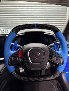 C8 Z06 Style Corvette Carbon Fiber Steering Wheel