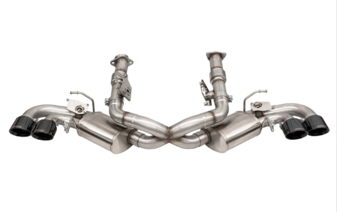 Corsa C8 Corvette Variable Sound 3.0" Cat Back Quad 4.5" Tips w/ NPP